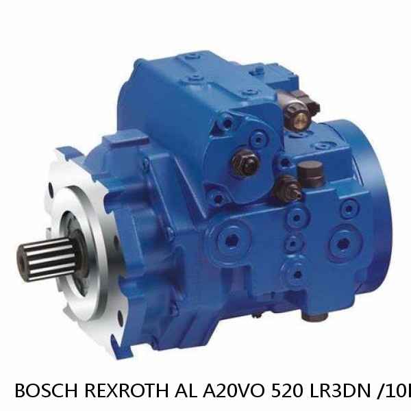 AL A20VO 520 LR3DN /10L-VZH26K00-S2106 BOSCH REXROTH A20VO HYDRAULIC AXIAL PISTON PUMP