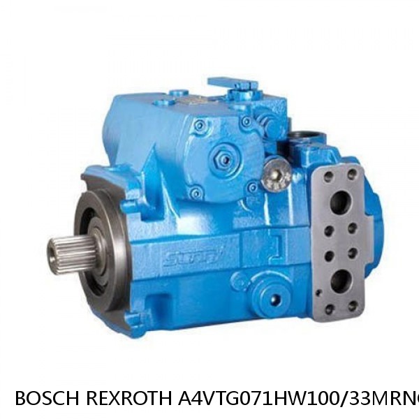 A4VTG071HW100/33MRNC4C82F0000AS- BOSCH REXROTH A4VTG AXIAL PISTON VARIABLE PUMP