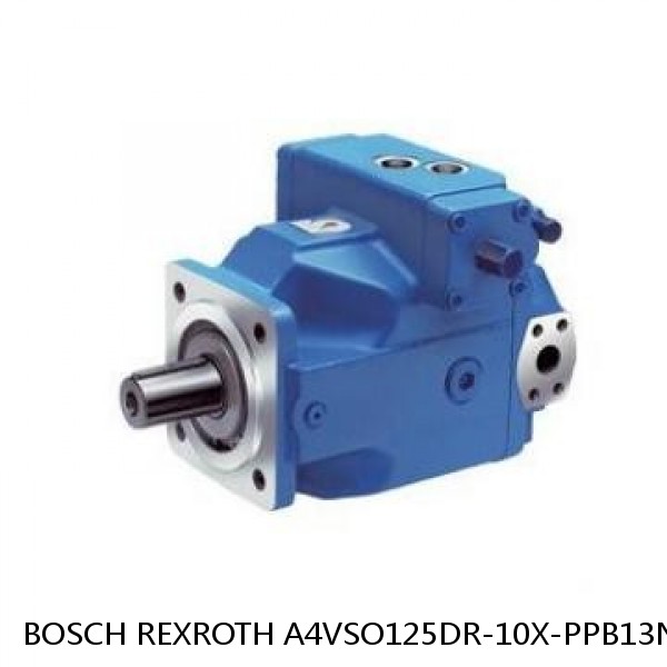 A4VSO125DR-10X-PPB13N00-SO62 BOSCH REXROTH A4VSO VARIABLE DISPLACEMENT PUMPS