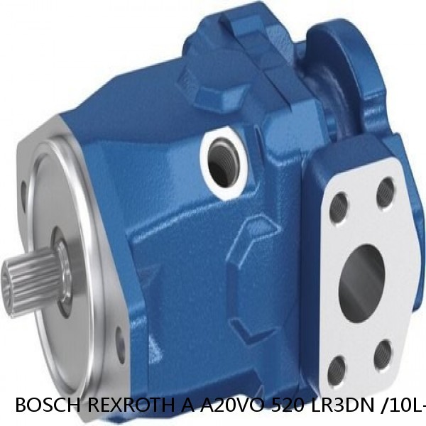 A A20VO 520 LR3DN /10L-VZH26K00-S1858 BOSCH REXROTH A20VO HYDRAULIC AXIAL PISTON PUMP