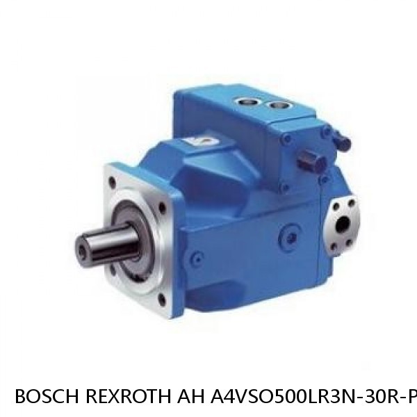 AH A4VSO500LR3N-30R-PZH13N BOSCH REXROTH A4VSO VARIABLE DISPLACEMENT PUMPS