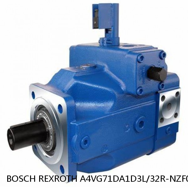 A4VG71DA1D3L/32R-NZF02F021S BOSCH REXROTH A4VG VARIABLE DISPLACEMENT PUMPS