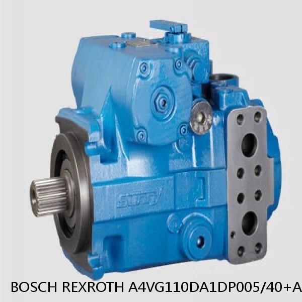 A4VG110DA1DP005/40+A10VO85DRS/53 BOSCH REXROTH A4VG VARIABLE DISPLACEMENT PUMPS