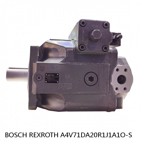 A4V71DA20R1J1A1O-S BOSCH REXROTH A4V VARIABLE PUMPS