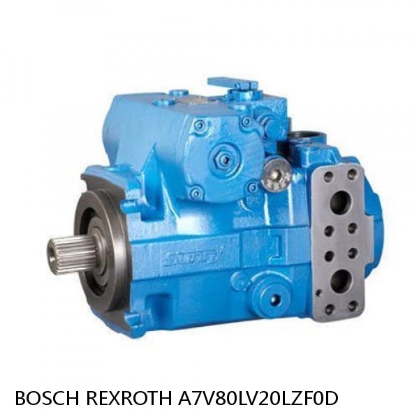 A7V80LV20LZF0D BOSCH REXROTH A7V HYDRAULIC PISTON PUMP