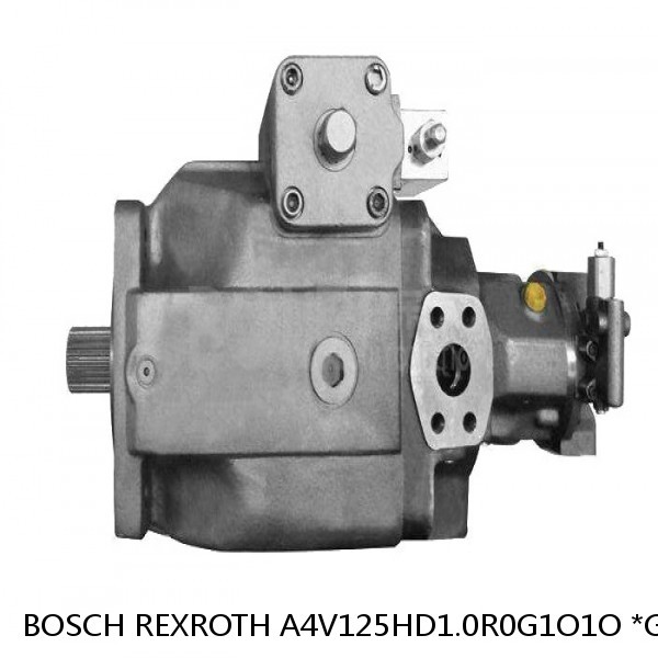 A4V125HD1.0R0G1O1O *G* BOSCH REXROTH A4V VARIABLE PUMPS #1 small image