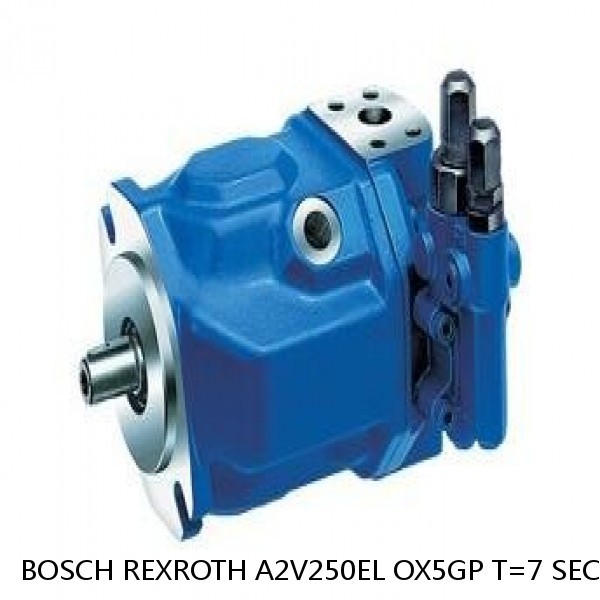 A2V250EL OX5GP T=7 SEC BOSCH REXROTH A2V VARIABLE DISPLACEMENT PUMPS