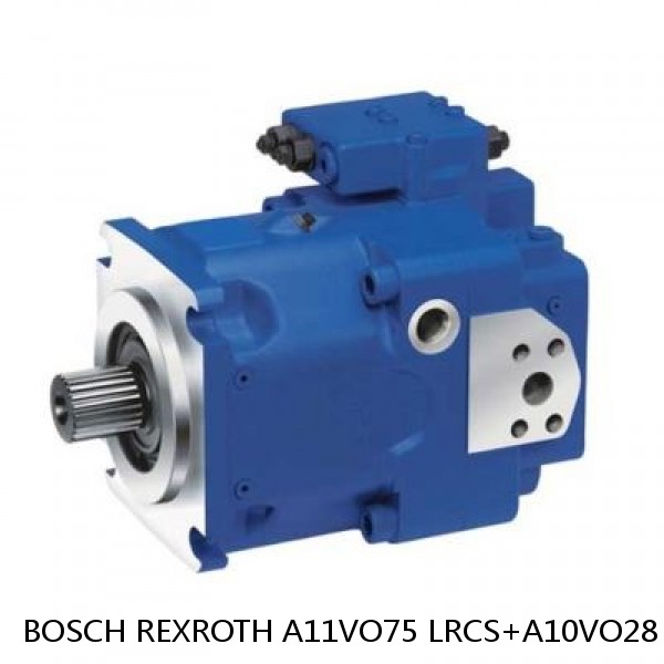 A11VO75 LRCS+A10VO28 DFLR BOSCH REXROTH A11VO AXIAL PISTON PUMP #1 small image