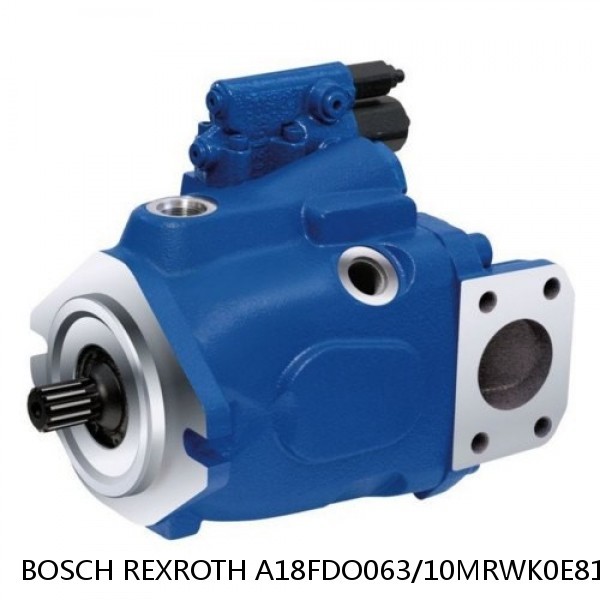 A18FDO063/10MRWK0E81- BOSCH REXROTH A18VO AXIAL PISTON PUMP #1 small image