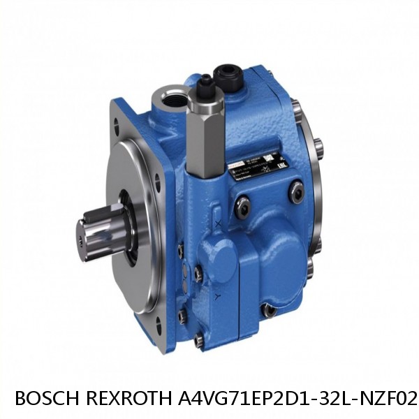 A4VG71EP2D1-32L-NZF02K011E-S BOSCH REXROTH A4VG VARIABLE DISPLACEMENT PUMPS