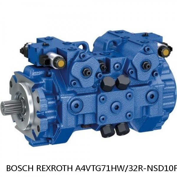 A4VTG71HW/32R-NSD10F001S BOSCH REXROTH A4VTG AXIAL PISTON VARIABLE PUMP