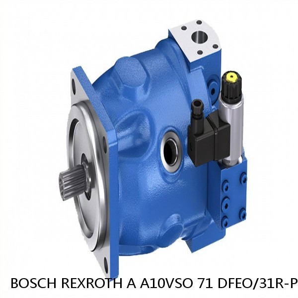 A A10VSO 71 DFEO/31R-PPA12K52-SO479 BOSCH REXROTH A10VSO VARIABLE DISPLACEMENT PUMPS #1 image